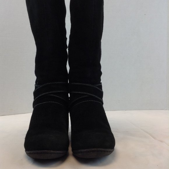 Blondo 'Leana' Black Suede Aqua Protect Knee High Boots - Picture 5 of 16